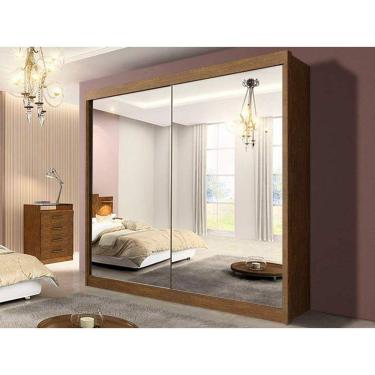 Imagem de Guarda-Roupa 2 Portas c/Espelho Ypê/Off Las Vegas 2.2 D`Doro