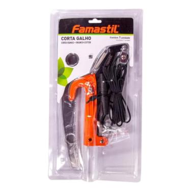 Imagem de Famastil Corta Galho Famastil – Aço – Cordão de corte de 2m – Lâmina de Serra Auxiliar – Lâmina afiável – Pintura Eletrostática – Podador de galhos