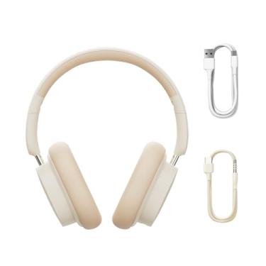 Imagem de Fone de Ouvido Sem Fio Bluetooth Baseus Bowie D05-70 Horas (CREME)