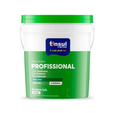 Imagem de Acrílico Profissional Branco Fosco 3,6l | Tinsul