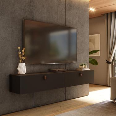 Imagem de Rack Suspenso para Tv até 70 Polegadas 2 Portas Grécia 180cm