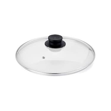 Imagem de Tampa de Vidro Multiflon com Pomel Preto - 24cm de Diâmetro