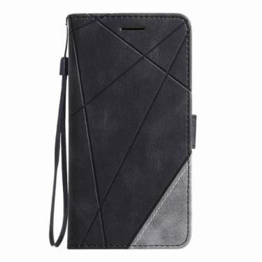 Imagem de Capa de telefone de couro tipo carteira para Redmi Note 10 Pro 10S 9 9S 8 8T 7 7S 7 Pro para Redmi 7 7A 8 8A 9 9A 9C 4G 5G Capa de livro, preta, para Redmi 7A