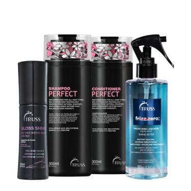 Imagem de Kit Truss Perfect  Shampoo Condicionador Frizz Zero  E Gloss Shine (4