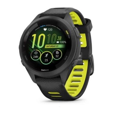 Imagem de Monitor Cardíaco de Pulso com GPS Garmin Forerunner 265S Music  Preto EU/PAC-Unissex