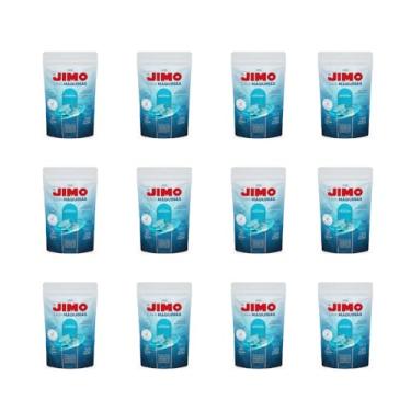 Imagem de Kit 12 Lava Máquina Lava Louça Jimo Pastilha 24x17g Desengordura Desengordurante Desincrustante Antirresíduos