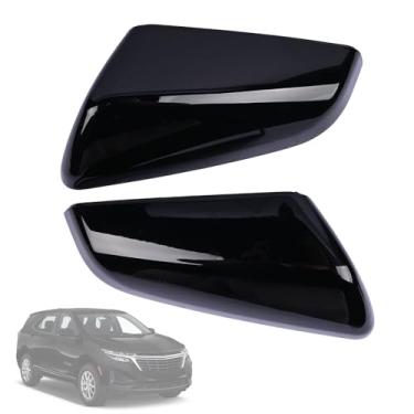 Imagem de Magimaker Capa de espelho lateral externo do lado do motorista e do passageiro compatível com Chevrolet Equinox GMC Terrain 2018-2023 Tampa do espelho retrovisor esquerdo e direito substituir 23406416