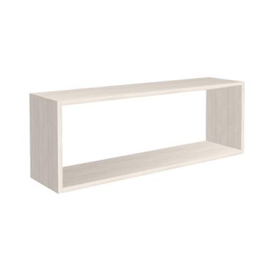 Imagem de Nicho Decorativo Quadrado Parede Quarto Bebê 80x28x20cm - Bege