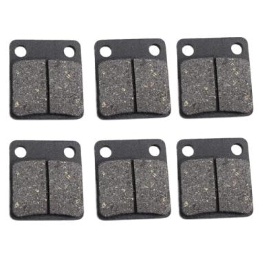 Imagem de PRO BAT Pastilhas de freio a disco traseiro, pastilhas de freio para quadriciclos chinesas, adequadas para quadriciclo ATV Quad Dirt Pit Bike Go Kart Buggy 50cc 70cc 110cc, 6 peças, preto