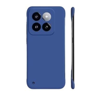 Imagem de Capa ultrafina sem moldura para PC para Xiaomi MI 14 13 Pro 12S 11 10 9T Pro colorida para Mi 13 11 Lite 5G capa dura fosca, azul escuro, para Mi 10 Pro
