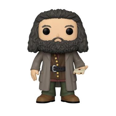 Imagem de Funko Pop! Super: Harry Potter - Rubeus Hagrid com letra (exclusivo Barnes and Noble) - Verde escuro, marrom, branco