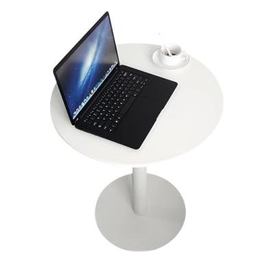 Imagem de Mesa de bistrô redonda para pub bar | Mesa alta para jardim e pátio | Mesas de jantar de cozinha | Mesa de lanche lateral de sofá | Mesa alta para coquetéis vermelha | Mesa de mesa Φ40/48/60/70 cm