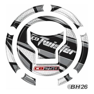 Imagem de Adesivo Protetor De Bocal Cb 250 Twister 2018 A 2020 Branco - Resitank
