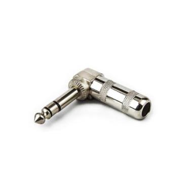 Imagem de Plug Conector P10 90 Graus Estéreo - Cirilo Cabos