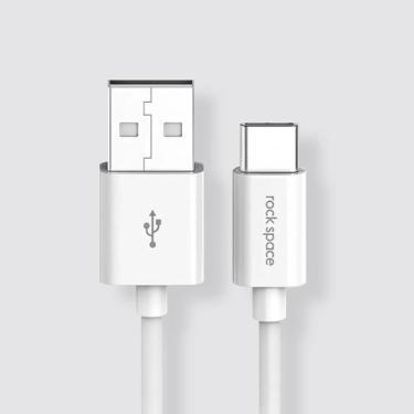 Imagem de Cabo Turbo Flexivel Usb A x Tipo C Qualidade Resistente 1m - Rock Spac
