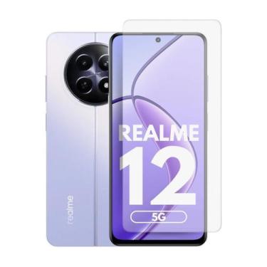 Imagem de Pelicula Proteção De Vidro 3D Compatível Para Realme 12 5G - Distribui