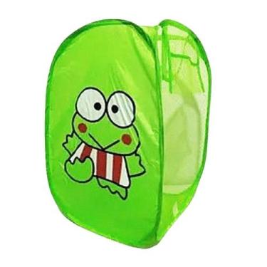 Imagem de Cesto Organizador Telado Dobrável Infantil Brinquedo Roupa - Tesla Sto