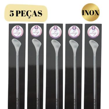 Imagem de Kit 5 instrumentos podologia 222 podólogo profissional liz - lIZ PRODU