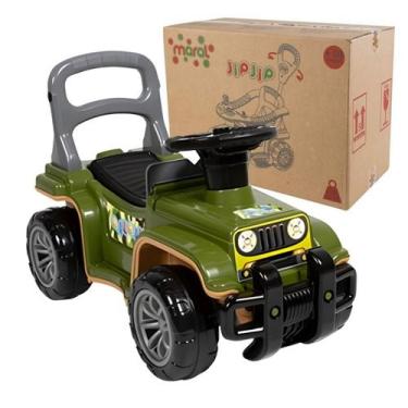 Imagem de Carrinho de Empurrar Infantil Jip Jip Militar Menino Maral