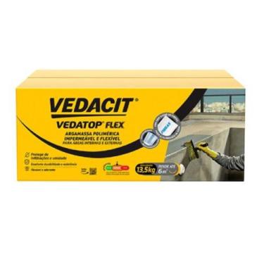 Imagem de Argamassa Impermeabilizante Vedatop Flex Vedacit Caixa 13,5Kg - Otto B