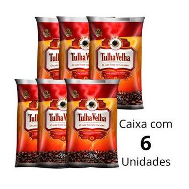Imagem de Kit 6 Pacotes De Café Tulha Velha Torrado E Moido Cocapec Em 500g Para