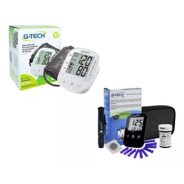 Imagem de Kit Enfermagem Aparelho De Pressão + Medidor De Glicose Gteh - G-tech