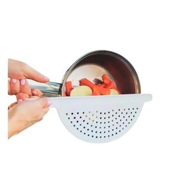 Imagem de Escorredor Meia Lua Para Legumes Massas Cozinha Decor-Útil - Prana