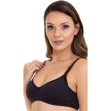 Imagem de Sutiã Amamentação Microfibra Lucitex, Chocolate, 50