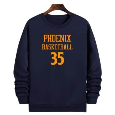 Imagem de Blusa Moletom Gola Basquete Phoenix Basketball número 35 - Loja Click 