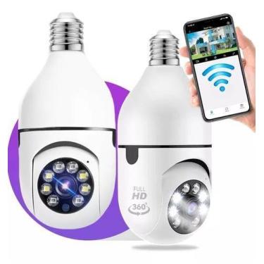 Imagem de Câmera de Segurança Externa IP Wifi Lâmpada à Prova D'água - Proteção 