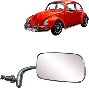 Imagem de Retrovisor Externo Fusca 75/82 sem Controle Cromado Ld - RETROVEX