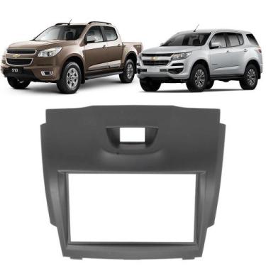 Imagem de Moldura Painel 2 Din S10 2012 2013 2014 2015 2016 Dvd Som Mp5 - Ecarfr