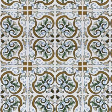 Imagem de Papel de Parede Adesivo Azulejos Portugueses Sofisticados REF: DPAZ31 