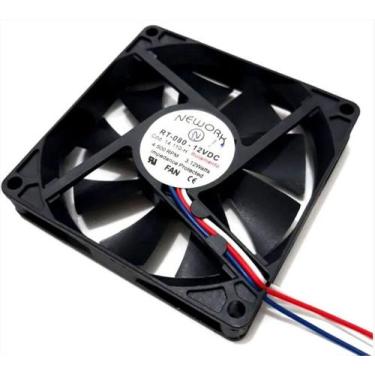 Imagem de Cooler Nework 12V RT-080 14.110-H 80X80X15mm ROLAMENTO Amp.: 0,35 RPM3