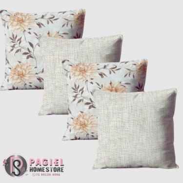 Imagem de Kit Com 4 Capas de almofada  40cmx40cm - PAGIELHOMESTORE