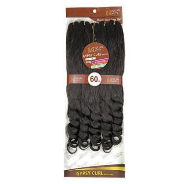 Imagem de Kit 2 Cabelo Jumbo Boho Curl Gypsy 5x Braids 400Gr + Anéis - African B