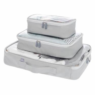 Imagem de Organizador De Malas Linha Estampado Para Viagem 3 Peças - Momis Petit
