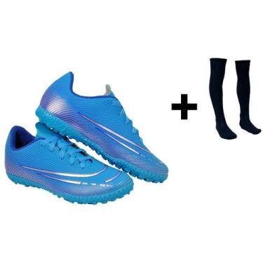 Imagem de Chuteira Society Adulto Juvenil Sosaite Campo Sintético Futebol Nova +