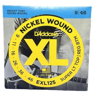 Imagem de Encordoamento 09-46 para Guitarra Nickel Wound - D'Addario XL (made in
