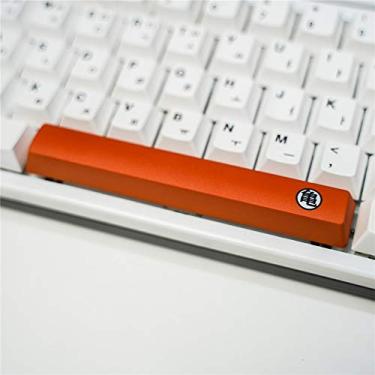 Imagem de Teclado de barra de espaço PBT subbed com 5 lados, chave OEM personalizada de 6,25 U 6,25 X para teclado mecânico de jogos Cherry MX DIY, Dragon Ball.