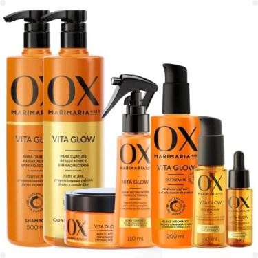 Imagem de Kit Ox Mari Maria Hair Vita Glow: Shampoo, Condicionador, Máscara, Sér