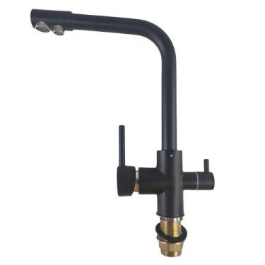 Imagem de Torneira 360 Monocomando Luxo Misturador Quente Frio Filtro Bancada Me