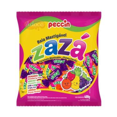 Imagem de Bala mastigável zazá peccin, 400g