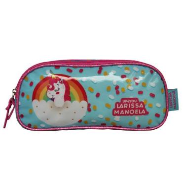 Imagem de Estojo Escolar Duplo Da Larissa Manoela Up4you Luxcel, AZUL