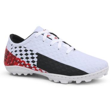 Imagem de Chuteira Society Masculina SS Spook Gramado Sintético, Branco, 43