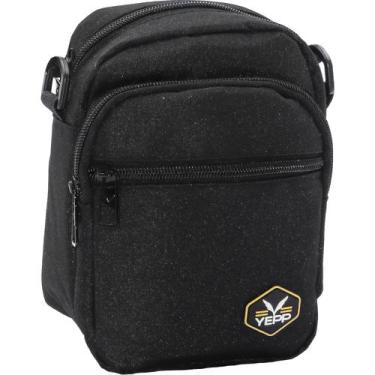 Imagem de Shoulder Bag Mochila Lateral De Ombro Casual Masculina Preta - Yepp