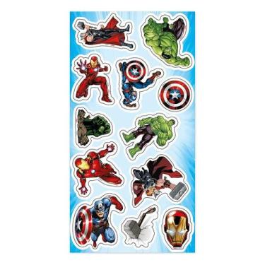 Imagem de Cartela Adesiva - Vingadores - 12 unidades - Regina - Rizzo