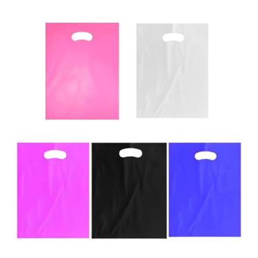 Imagem de Sacola Plástica Boca de Palhaço 100 unidades! Escolha Cor e Tamanho. -