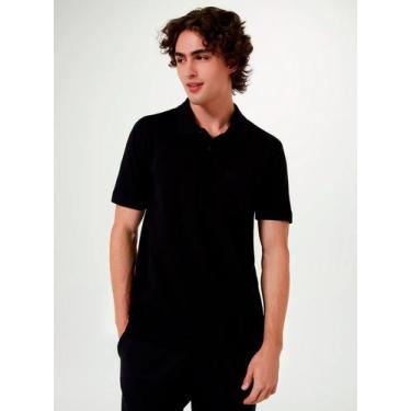 Imagem de Camisa Polo Hering 3M2A Masculina Com Bolso Piquet T. P/XXG, XG, N10, 