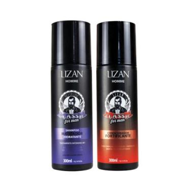 Imagem de Lizan Homme Shampoo Matizador 300ml + Condicionador Fortificante 300ml